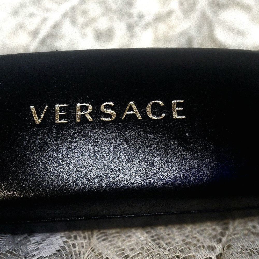 Versace Black Glasses Case